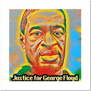 Justice for George Floyd Posters and Art